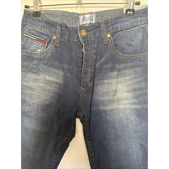 TOMMY HILFIGER Men’s RONNIE Jeans - W29xL33 - Blue Denim - Tapered Leg Mid-Rise - Picture 8 of 16